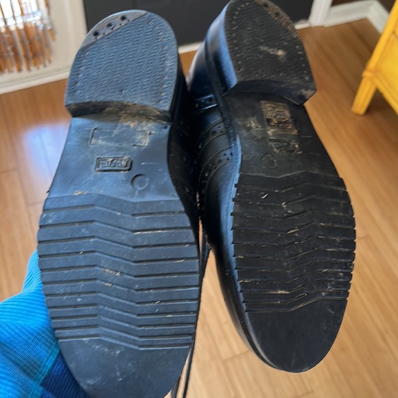 Gaelic Themes Scotland Brogues Mens Piper Size 6 Black Leather - Picture 4 of 8